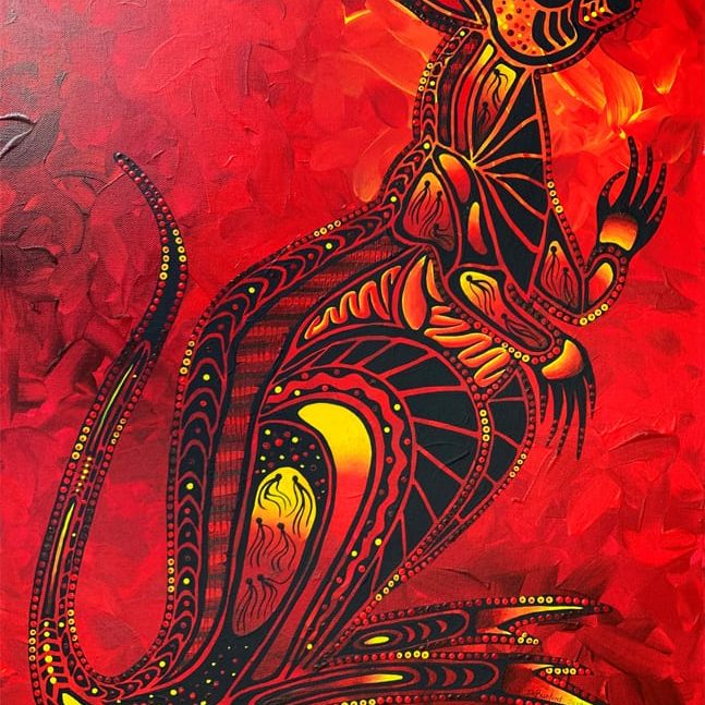 Danielle Burford Kangaroo in the Fire